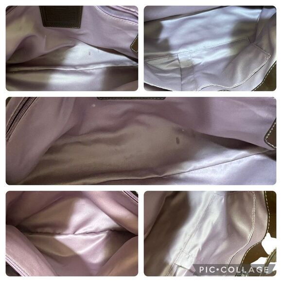 Coach Penelope Brown Ruffle Top Leather Shoulder Bag K1069-F14682 - Picture 16 of 16